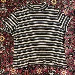 Stripped shirt turtleneck